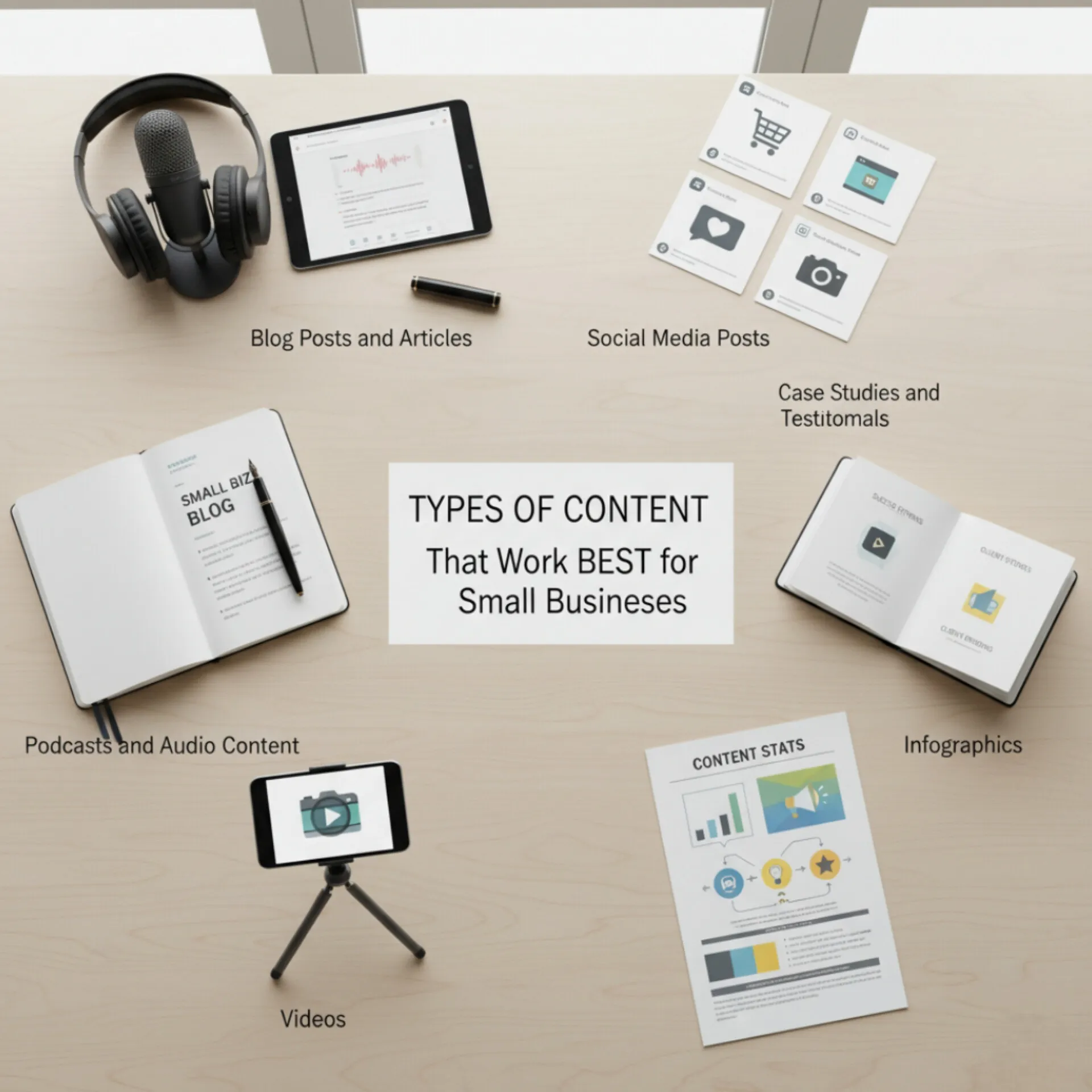 Contents that works best for small businesses